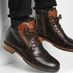 Remise 🔥 Boots Hamam JT18157 Châtaigne Marine de Redskins 🛒