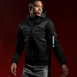 Promo 😀 Veste Zippée Capuche Turner Zinc Noir de Redskins 🌟 12 Promo 😀 Veste Zippée Capuche Turner Zinc Noir de Redskins 🌟 -Redskins Soldes redskins 225565 TURNER ZINC BLACK 20211129T121720 05