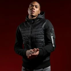 Promo 😀 Veste Zippée Capuche Turner Zinc Noir de Redskins 🌟 13 Promo 😀 Veste Zippée Capuche Turner Zinc Noir de Redskins 🌟 -Redskins Soldes redskins 225565 TURNER ZINC BLACK 20211129T121721 06