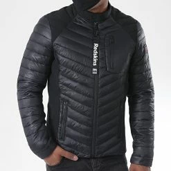 Sortie 👍 Veste Zippée Heaven Finest Noir de Redskins ❤️ -Redskins Soldes redskins 225588 HEAVEN FINEST BLACK 20200716T133940 03