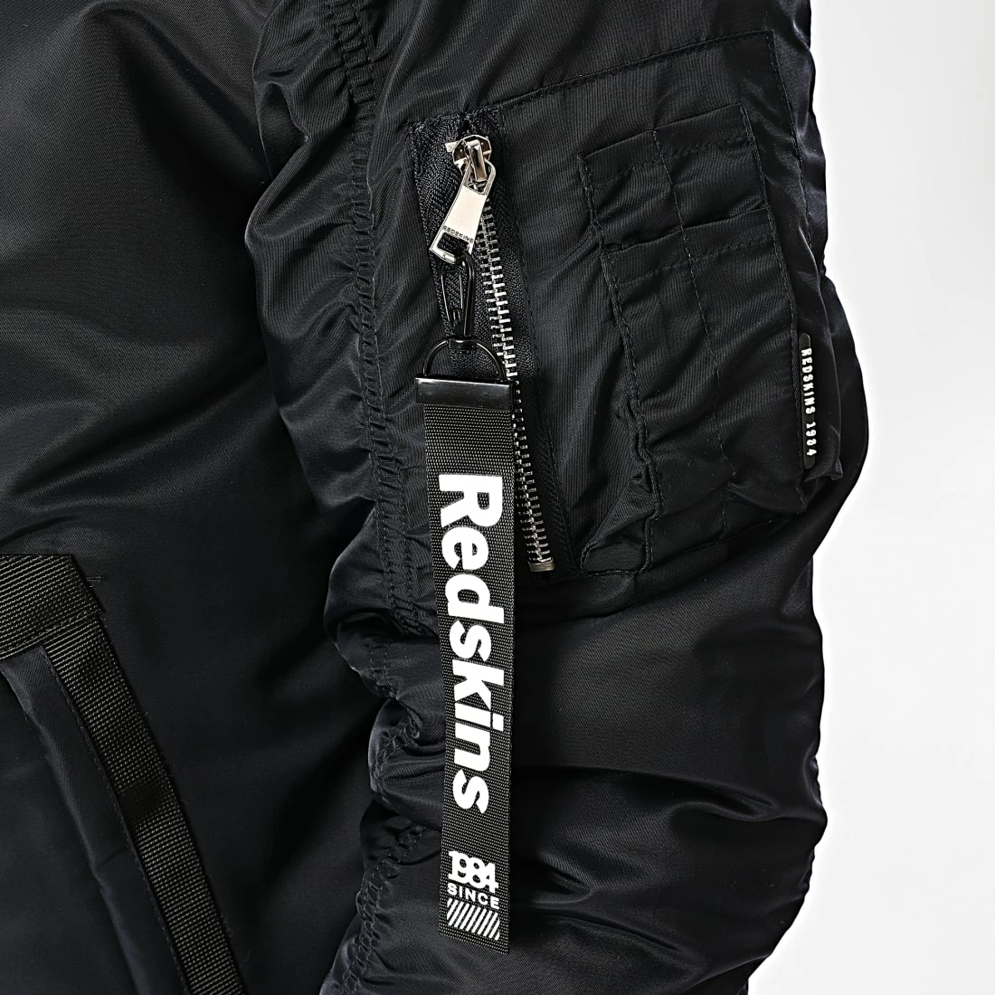 Coupon 👍 Bomber Col Fourrure Hermitage Bleu Marine de Redskins 😉 – Image 4