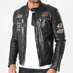 Acheter 🤩 Veste Biker Nitro Barcelona Noir de Redskins 😍