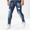 Promo 🛒 Jean Skinny Graph Bleu Denim de Redskins 🔥 -Redskins Soldes redskins 252536 SKINNY GRAPH BLPD 20210415T160619 01