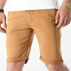 Bon marché ❤️ Short Chino Byebye Camel de Redskins 😀