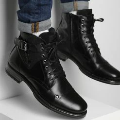 De gros 🔔 Boots Yero LD681JZ Noir Gris de Redskins 🎁