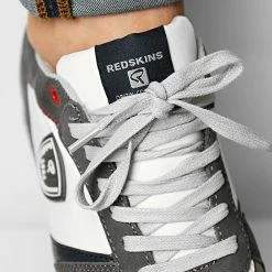 Nouveau ⭐ Baskets Hasher KK761NU Gris Blanc Marine de Redskins ⌛ -Redskins Soldes redskins 274822 KK761NU GRIS BLANC MARINE 20210722T150058 03