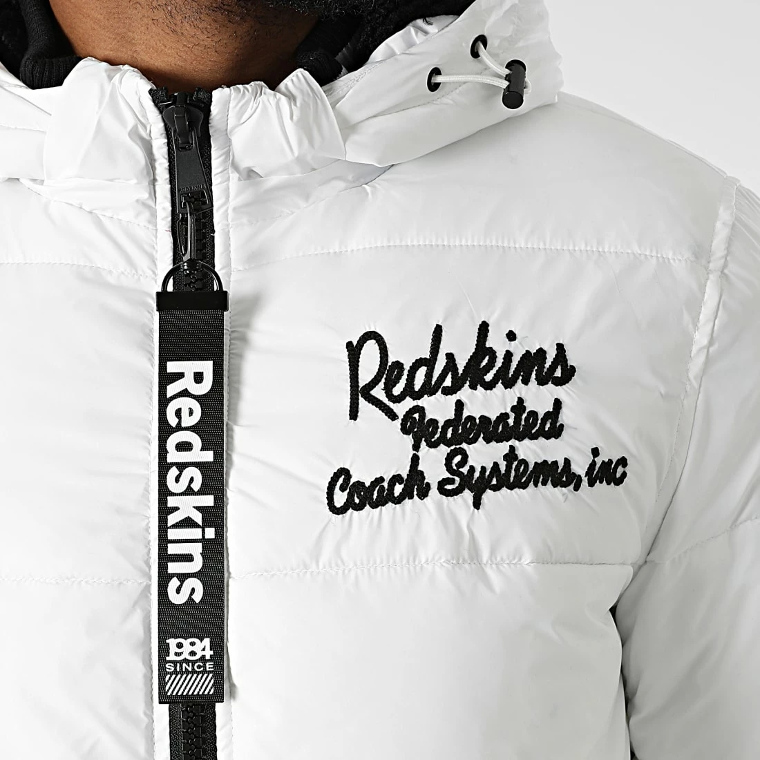 Acheter 🔔 Doudoune Capuche Wallas Ford Blanc de Redskins ❤️ 4 Acheter 🔔 Doudoune Capuche Wallas Ford Blanc de Redskins ❤️ – Image 2