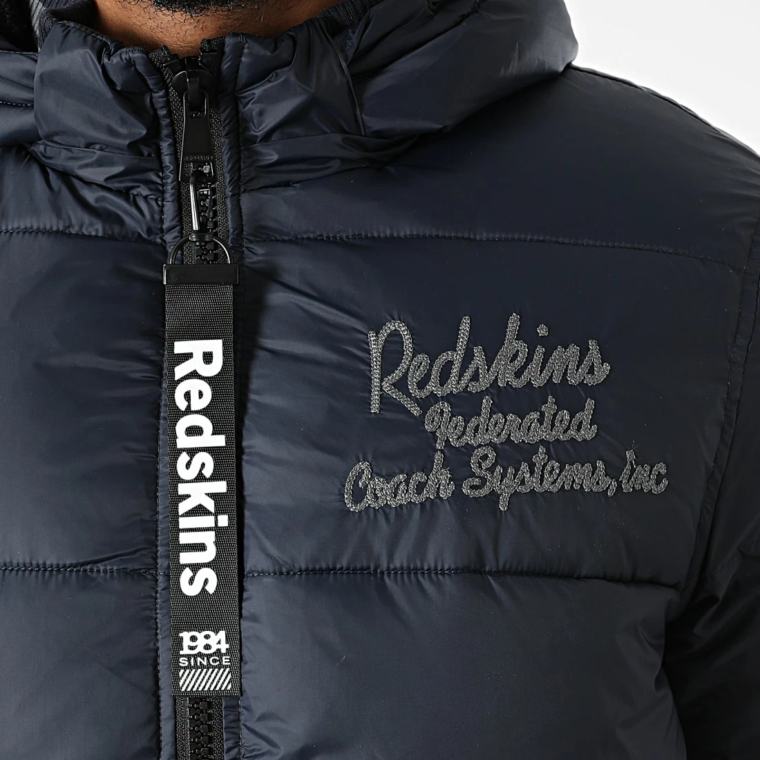 Meilleure vente ✨ Doudoune Capuche Wallas Ford Bleu Marine de Redskins ❤️ 4 Meilleure vente ✨ Doudoune Capuche Wallas Ford Bleu Marine de Redskins ❤️ – Image 2