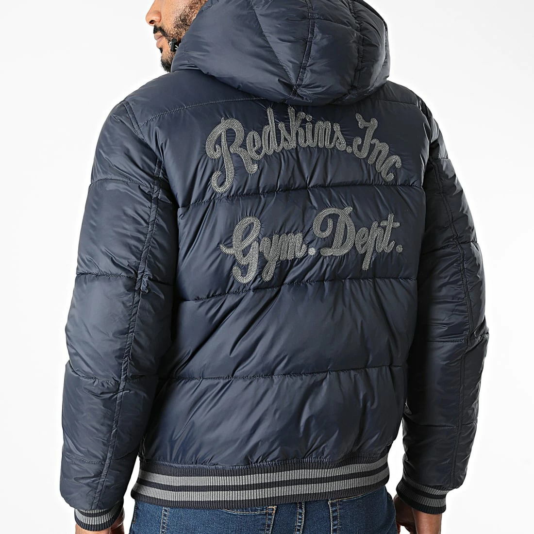 Meilleure vente ✨ Doudoune Capuche Wallas Ford Bleu Marine de Redskins ❤️ 6 Meilleure vente ✨ Doudoune Capuche Wallas Ford Bleu Marine de Redskins ❤️ – Image 4