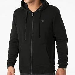 Le moins cher 🎉 Sweat Zippé Capuche Loyal Poster Noir de Redskins 🔥