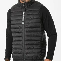 Grosses soldes 🎁 Doudoune Capuche Sans Manches Joe Helium Noir de Redskins 😍