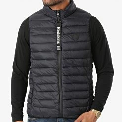 Le moins cher 🧨 Doudoune Capuche Sans Manches Joe Helium Bleu Marine de Redskins 😉 -Redskins Soldes redskins 286707 JOE HELIUM NAVY 20211007T150219 03