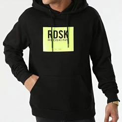 Grosses soldes 👏 Sweat Capuche Asher Burton Noir de Redskins 🤩 -Redskins Soldes redskins 290968 ASHER BURTON BLACK 20211109T161335 03