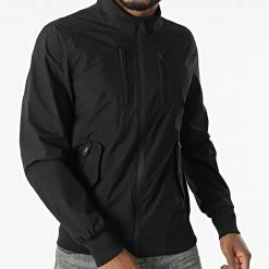 Remise ⌛ Veste Zippée Holman Cawelo Noir de Redskins 🥰 -Redskins Soldes redskins 298363 HOLMAN2 CAWELO BLACK 20220124T143116 03