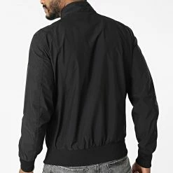 Remise ⌛ Veste Zippée Holman Cawelo Noir de Redskins 🥰 -Redskins Soldes redskins 298363 HOLMAN2 CAWELO BLACK 20220124T143117 04