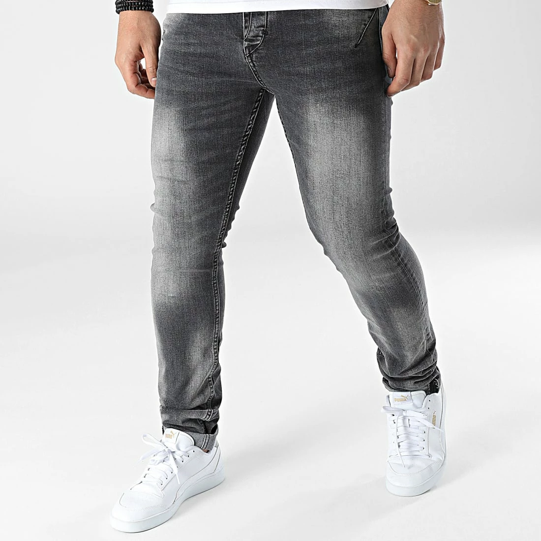 Sortie 🎉 Jean Slim Hammon Peacher Gris Anthracite de Redskins 🤩 3 Sortie 🎉 Jean Slim Hammon Peacher Gris Anthracite de Redskins 🤩