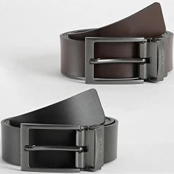 Remise 🤩 Coffret Ceinture Réversible Jacky Noir de Redskins 🎉