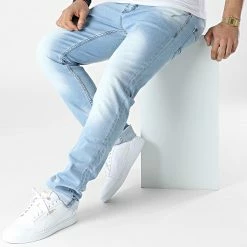 Offres ✨ Jean Regular Hammon Peacher Bleu Wash de Redskins 👍 -Redskins Soldes redskins 308684 HAMMON PEACHER BLEACH 20220311T142549 03