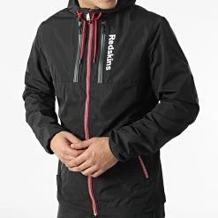 Sortie 🧨 Veste Zippée Venture Philo Noir de Redskins 👍 -Redskins Soldes redskins 308695 VENTURE PHILO BLACK 20220315T154956 03