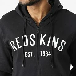 Meilleure vente 😍 Sweat Zippé Capuche Karry Loft Noir de Redskins 😉 -Redskins Soldes redskins 313818 KARRY LOFT BLACK 20220408T151019 02