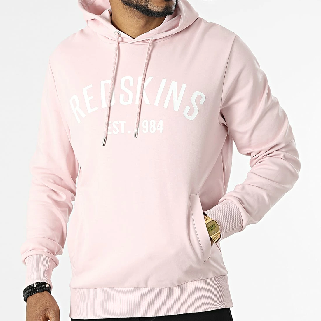 Offres 🎁 Sweat Capuche Liz Loft Rose de Redskins 😉 5 Offres 🎁 Sweat Capuche Liz Loft Rose de Redskins 😉 – Image 3