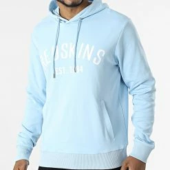 Grosses soldes 😉 Sweat Capuche Liz Loft Bleu Clair de Redskins ⭐