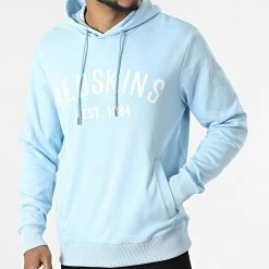 Grosses soldes 😉 Sweat Capuche Liz Loft Bleu Clair de Redskins ⭐ -Redskins Soldes redskins 313828 LIZ LOFT SKY BLUE 20220408T151346 03