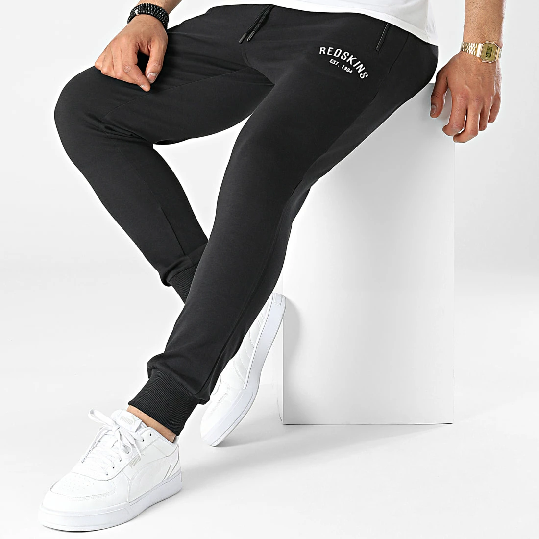 Top 10 🌟 Pantalon Jogging Terry Loft Noir de Redskins 🥰 5 Top 10 🌟 Pantalon Jogging Terry Loft Noir de Redskins 🥰 – Image 3