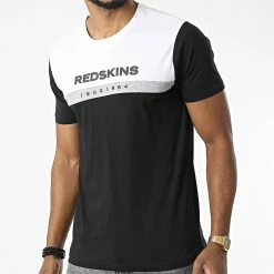 Coupon 😉 Tee 👕 Shirt Dina Calder Noir Blanc de Redskins 🛒