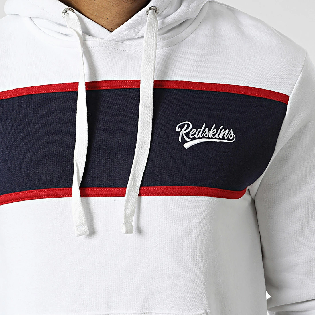 Bon marché 🎉 Sweat Capuche Luke Poster Blanc Bleu Marine de Redskins 🥰 4 Bon marché 🎉 Sweat Capuche Luke Poster Blanc Bleu Marine de Redskins 🥰 – Image 2