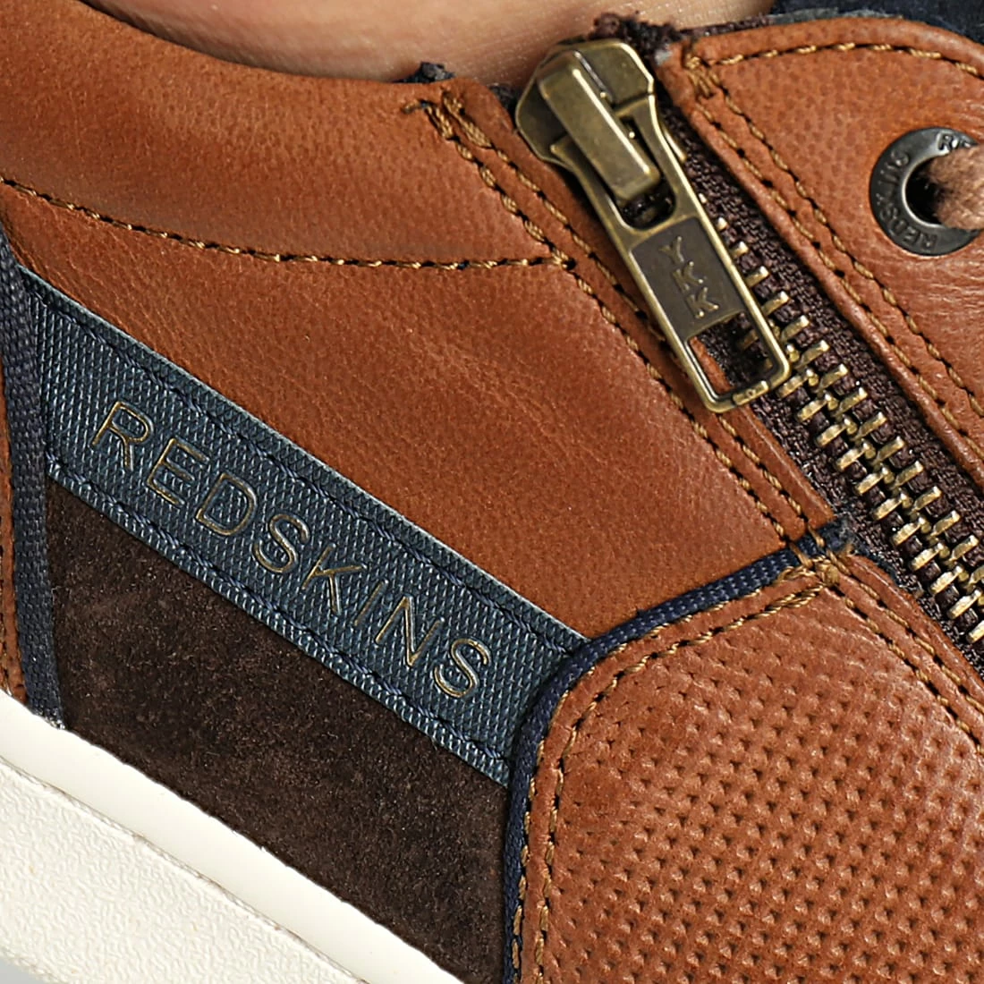 Top 10 🛒 Baskets Distrait NO841LN Cognac Marron de Redskins ✔️ 4 Top 10 🛒 Baskets Distrait NO841LN Cognac Marron de Redskins ✔️ – Image 2