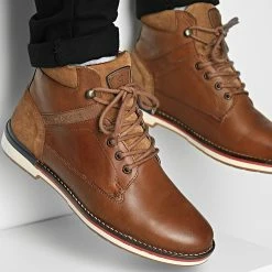 Remise 🎉 Baskets Abelia JS3512P Cognac Marine de Redskins 🔥