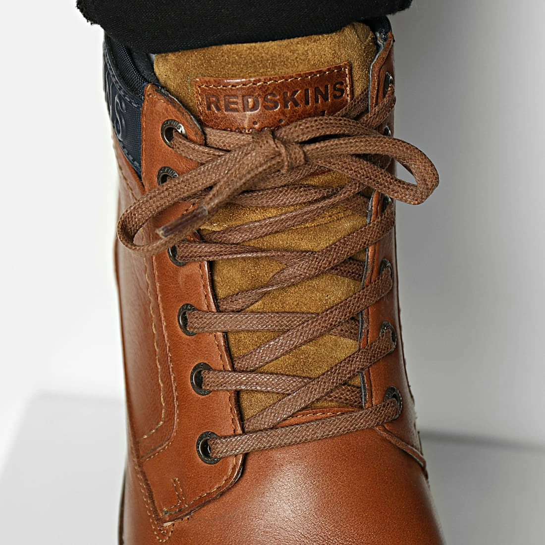 Acheter 🎁 Baskets Alban LO0112P Cognac Marine de Redskins ✨ 5 Acheter 🎁 Baskets Alban LO0112P Cognac Marine de Redskins ✨ – Image 3
