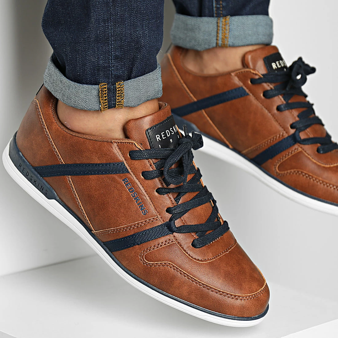 Acheter 🔥 Baskets Idrisso 2 JT2412P Cognac Marine de Redskins 🔔 3 Acheter 🔥 Baskets Idrisso 2 JT2412P Cognac Marine de Redskins 🔔