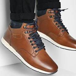 Le moins cher 🎉 Baskets Sadily NL8712P Cognac Marine de Redskins 🧨