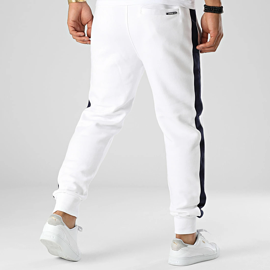 Promo 🥰 Pantalon Jogging A Bandes Bennett Poster Blanc de Redskins 🧨 6 Promo 🥰 Pantalon Jogging A Bandes Bennett Poster Blanc de Redskins 🧨 – Image 4
