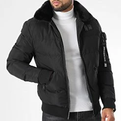 Bon marché 😀 Doudoune Handed Sonos Noir de Redskins 👍 -Redskins Soldes redskins 333638 HANDED SONOS BLACK 20220824T160823 03