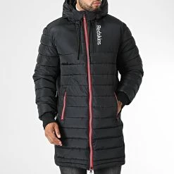 Promo ⌛ Doudoune Longue Capuche Darren Swell Noir de Redskins 😉 -Redskins Soldes redskins 333759 DARREN SWELL BLACK BLACK 20220824T160900 03