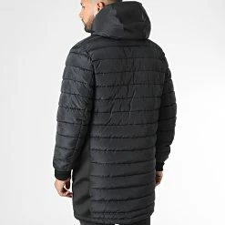 Promo ⌛ Doudoune Longue Capuche Darren Swell Noir de Redskins 😉 -Redskins Soldes redskins 333759 DARREN SWELL BLACK BLACK 20220824T160902 04