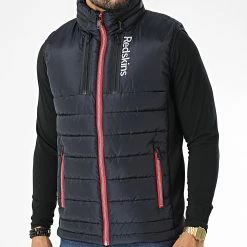 Sortie 👍 Doudoune Sans Manches Devon Swell Bleu Marine de Redskins ✨