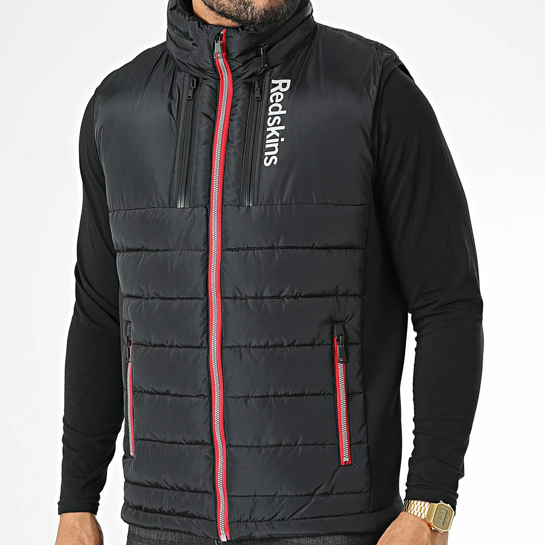 Le moins cher 🎉 Doudoune Sans Manches Devon Swell Noir de Redskins 😍 3 Le moins cher 🎉 Doudoune Sans Manches Devon Swell Noir de Redskins 😍