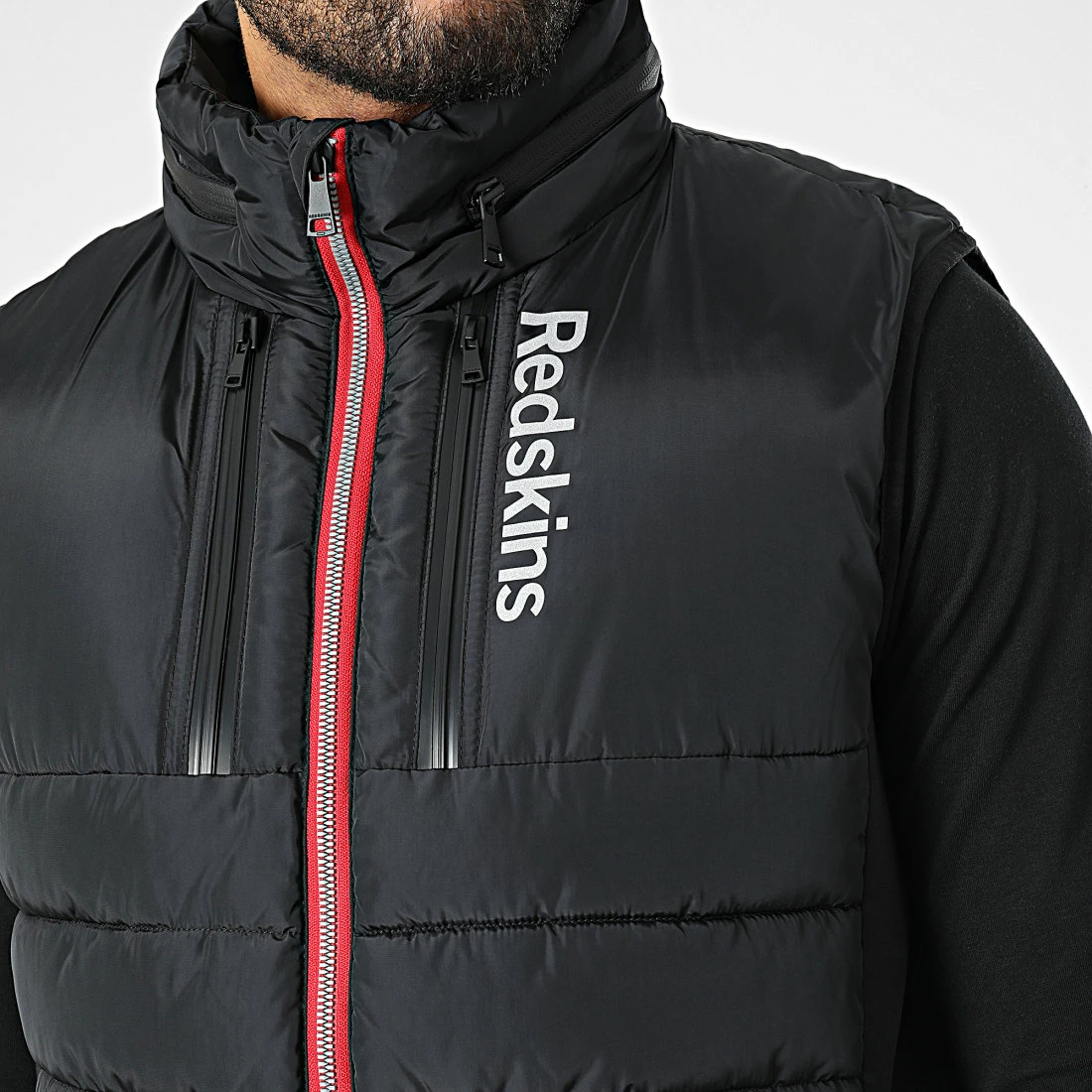 Le moins cher 🎉 Doudoune Sans Manches Devon Swell Noir de Redskins 😍 4 Le moins cher 🎉 Doudoune Sans Manches Devon Swell Noir de Redskins 😍 – Image 2