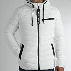 Bon marché 👏 Doudoune Capuche Harper Lutetia Blanc de Redskins ⭐ -Redskins Soldes redskins 334605 HARPER LUTETIA WHITE 20220825T154116 03