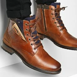 Le moins cher 🎉 Chaussures Ylmaz NS0012P Cognac Marine de Redskins 🌟