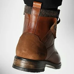 Le moins cher 🎉 Chaussures Ylmaz NS0012P Cognac Marine de Redskins 🌟 -Redskins Soldes redskins 334839 NS0012P COGNAC MARINE 20221103T121024 04