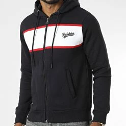 Nouveau 🔔 Sweat Zippé Capuche Owen Poster Bleu Marine de Redskins ✨ -Redskins Soldes redskins 337882 OWEN POSTER NAVY WHITE 20221014T150531 03