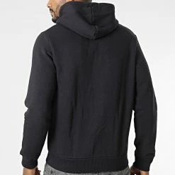 Nouveau 🔔 Sweat Zippé Capuche Owen Poster Bleu Marine de Redskins ✨ -Redskins Soldes redskins 337882 OWEN POSTER NAVY WHITE 20221014T150532 04