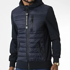 Tout neuf ❤️ Veste Zippée Capuche Lloyd Garcia Bleu Marine de Redskins 😀