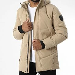 Meilleure vente 🥰 Doudoune Capuche October Tanow Beige de Redskins 😀