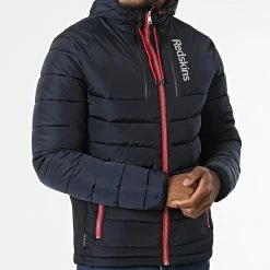 Tout neuf ✔️ Doudoune Capuche Venture Swell Bleu Marine de Redskins 🔥 -Redskins Soldes redskins 339725 VENTURE SWELL NAVY NAVY 20220930T160352 03